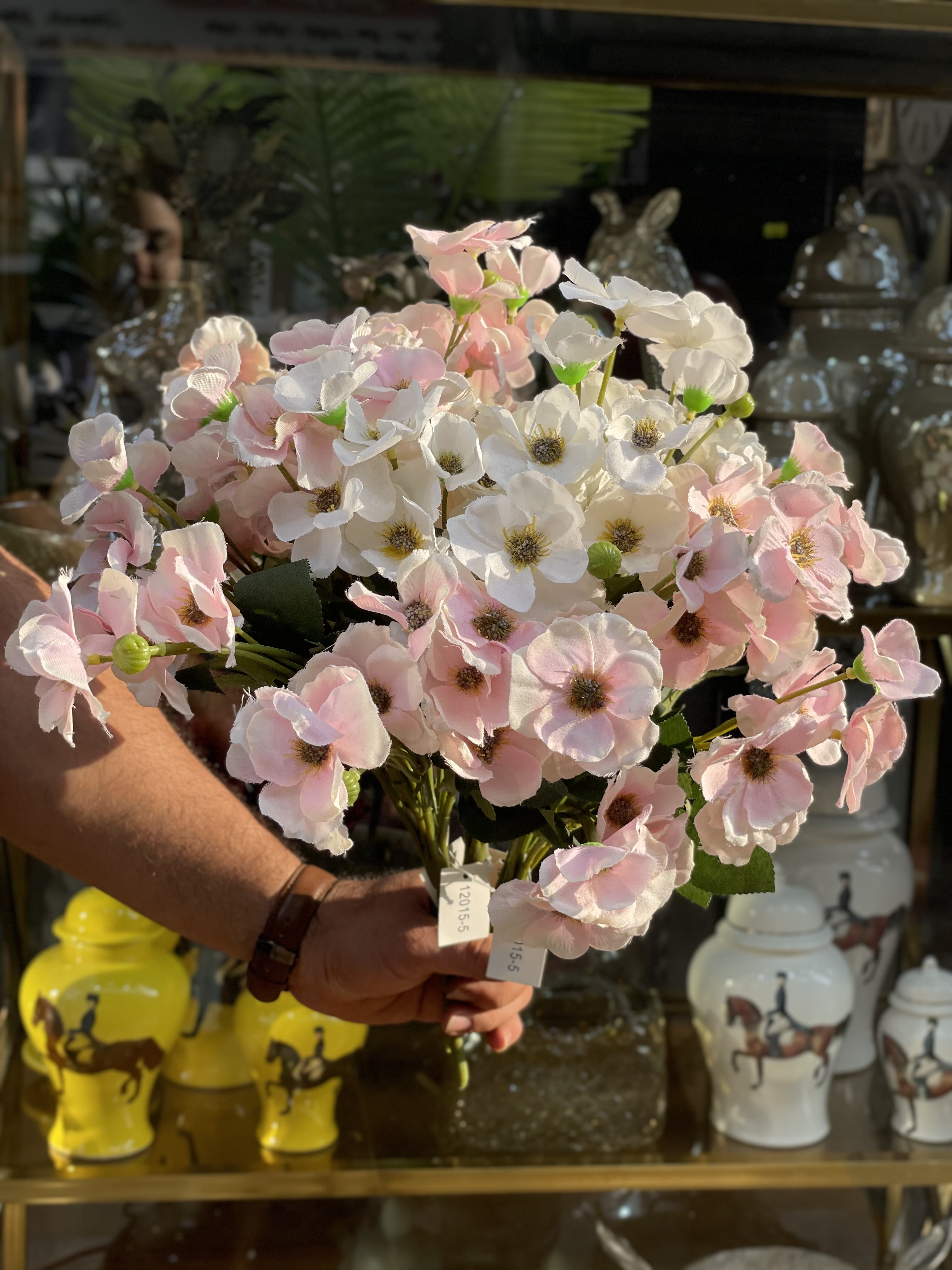 گل شقایق پارچه ای وارداتی