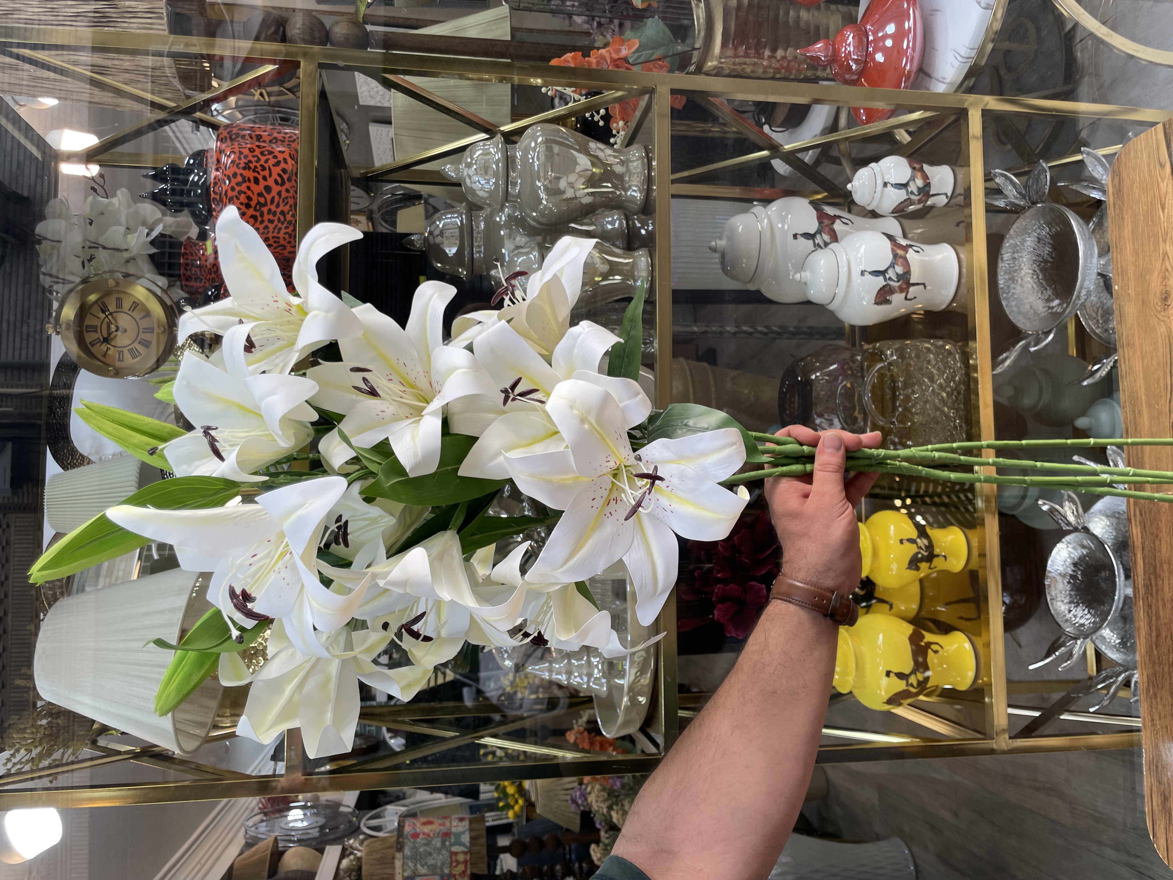 گل لیلیوم  ۳گل درشت وارداتی