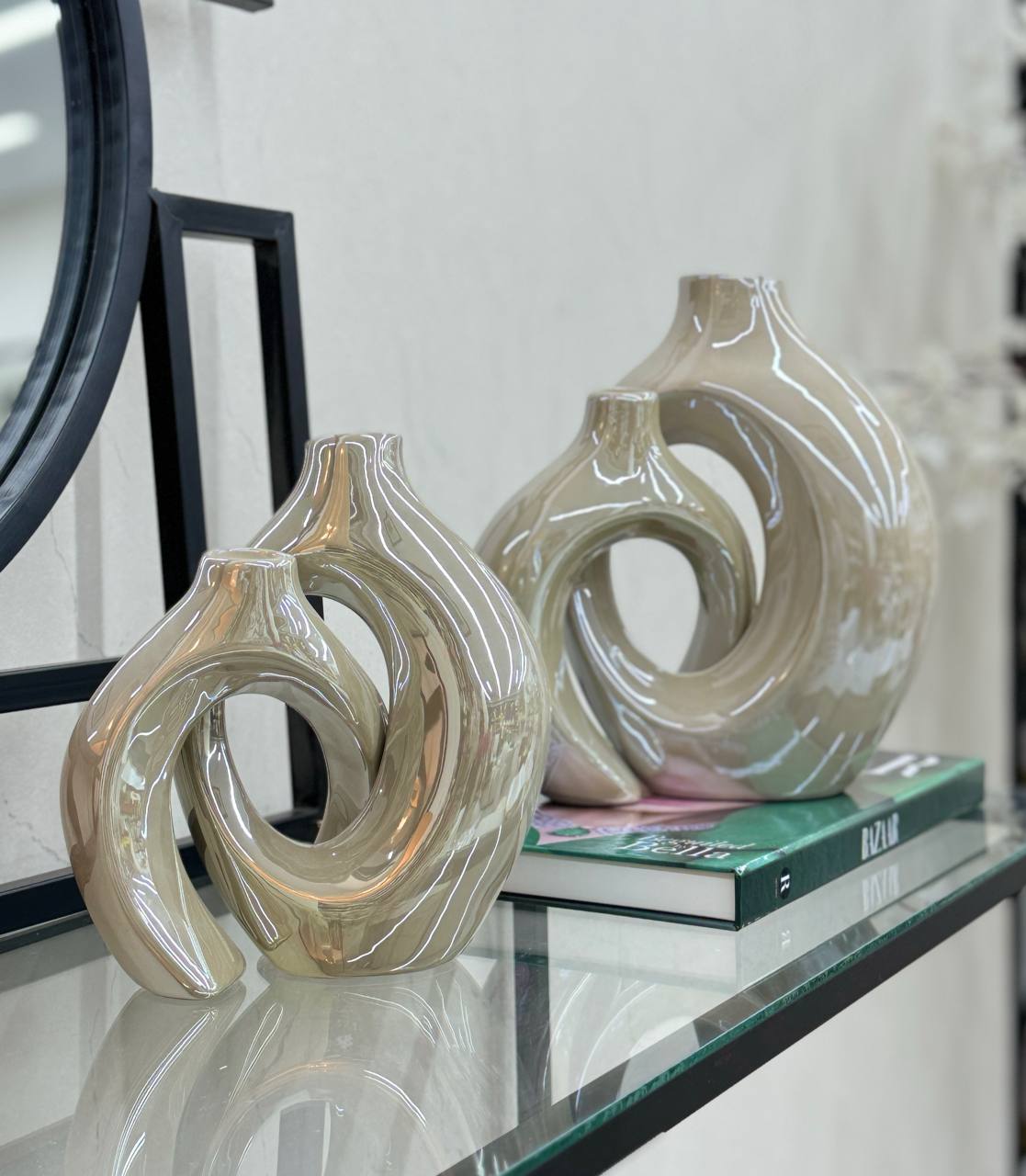 گلدان سرامیکی لاستر دلبر